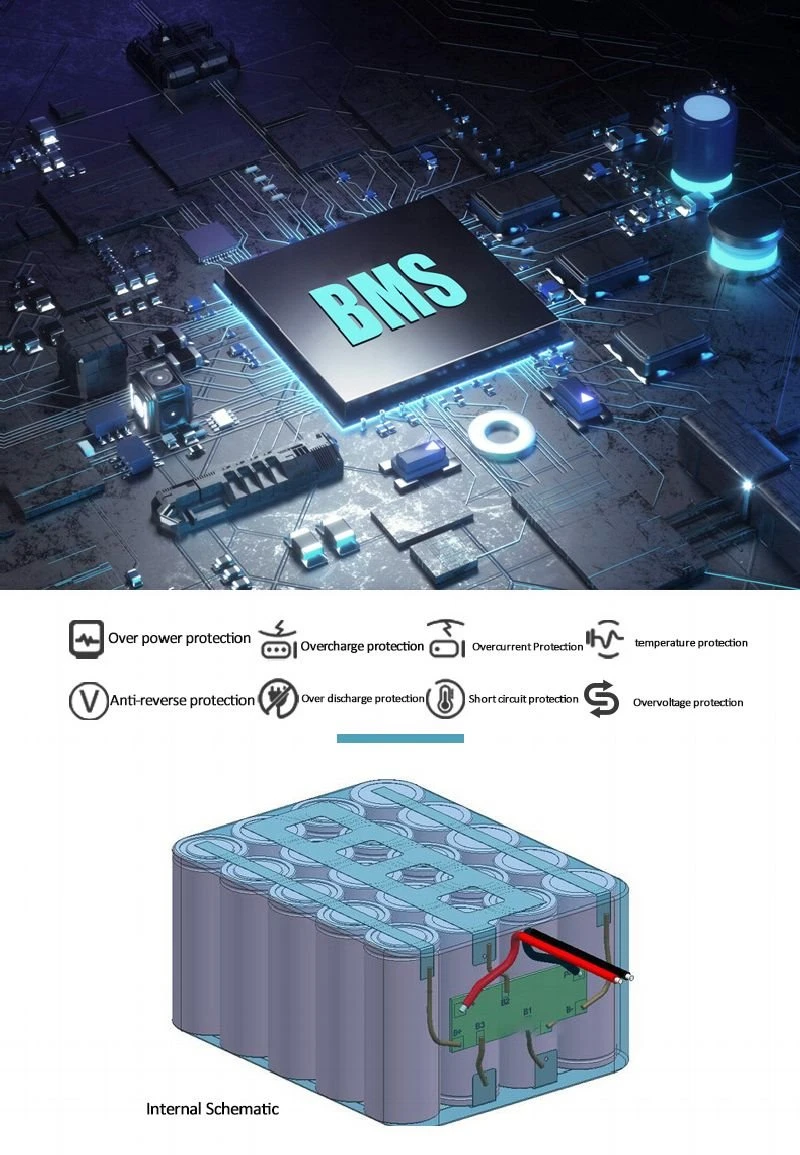 250AH Lithium Battery Pack BMS