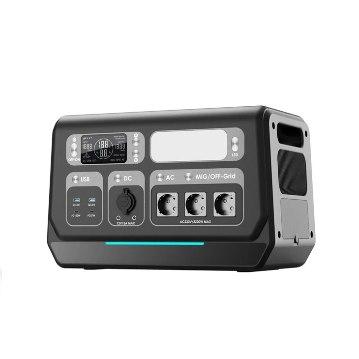 2048WH On Grid Portable Emergency Power Supply