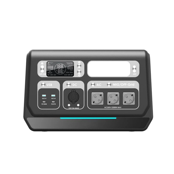 2048WH On Grid Portable Emergency Power Supply